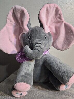 Plush Toy Peek-A-Boo Elephant, ​Sings 'Do Your Ears Hang Low'